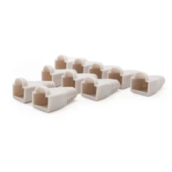 Nano Cable RJ45 pack 10und Plástico Gris - Funda Conector