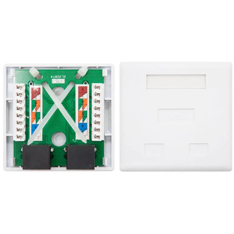 Nanocable Roseta Para RJ45 CAT.5E UTP Blanco - Roseta De Superficie