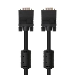Nanocable SVGA Con Ferrita HDB15/M-HDB15/M Negro 1.8m - Cable SVGA