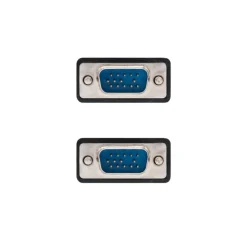 Nanocable SVGA Con Ferrita HDB15/M-HDB15/M Negro 1.8m - Cable SVGA