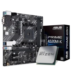 Pack  AMD Ryzen 3 3100 3.9GHz Tray + Asus Prime B450M-A II