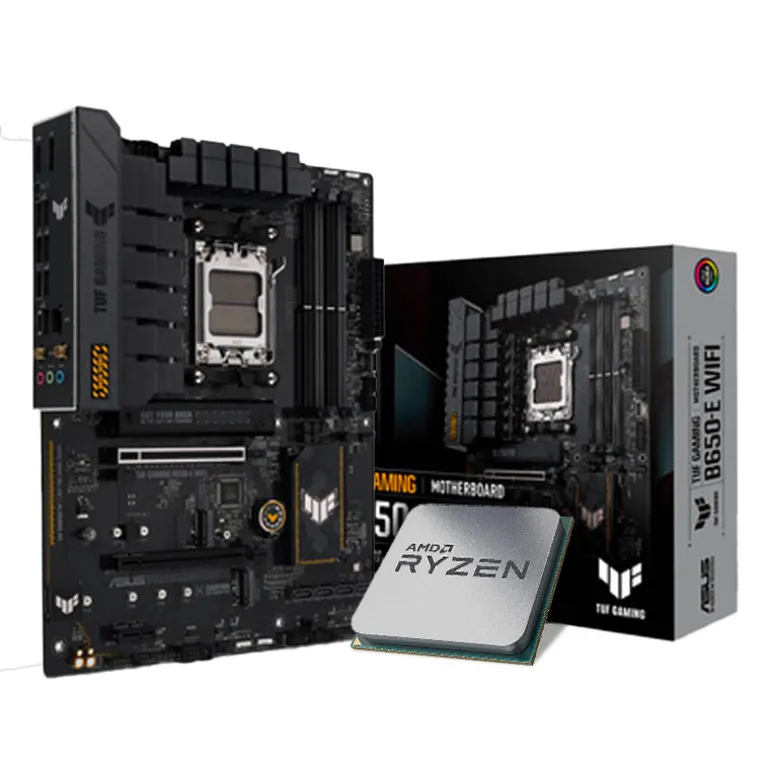 Pack AMD Ryzen 5 7600X 5.3GHz + Asus TUF Gaming B650-E WIFI