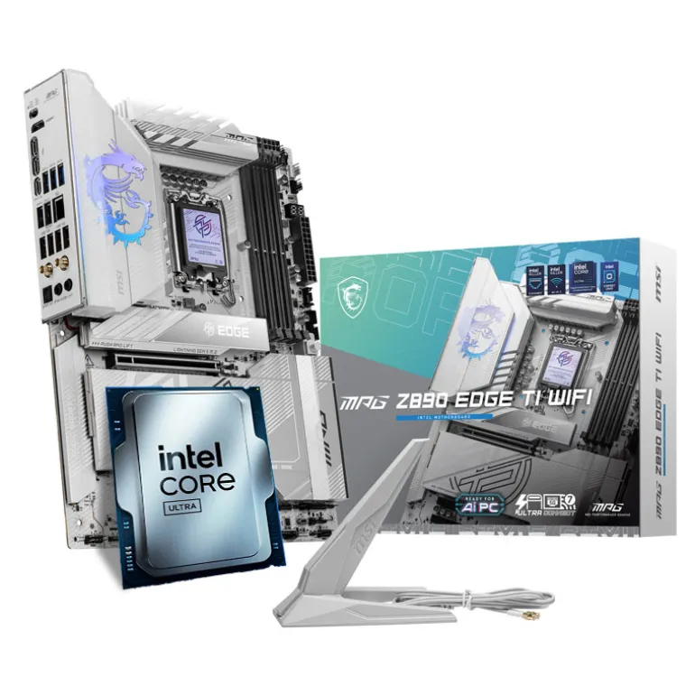 Pack MSI MPG Z890 EDGE TI WIFI + Intel Core Ultra 9 285K 5.7GHz Tray