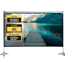 Pantalla Proyección iggual Exterior Portable 100" 221x124cm