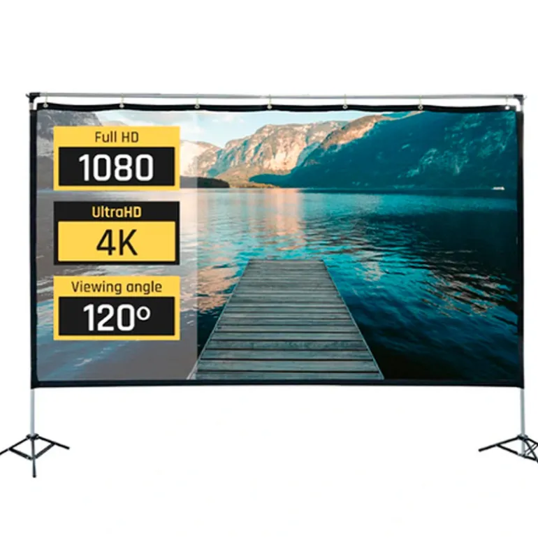 Pantalla Proyección iggual Exterior Portable 100" 221x124cm