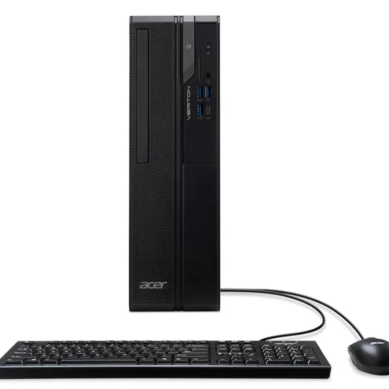 PC Sobremesa Acer Veriton VS2720G i3-14100 8GB 512GB W11P Con Teclado Y Ratón Negro