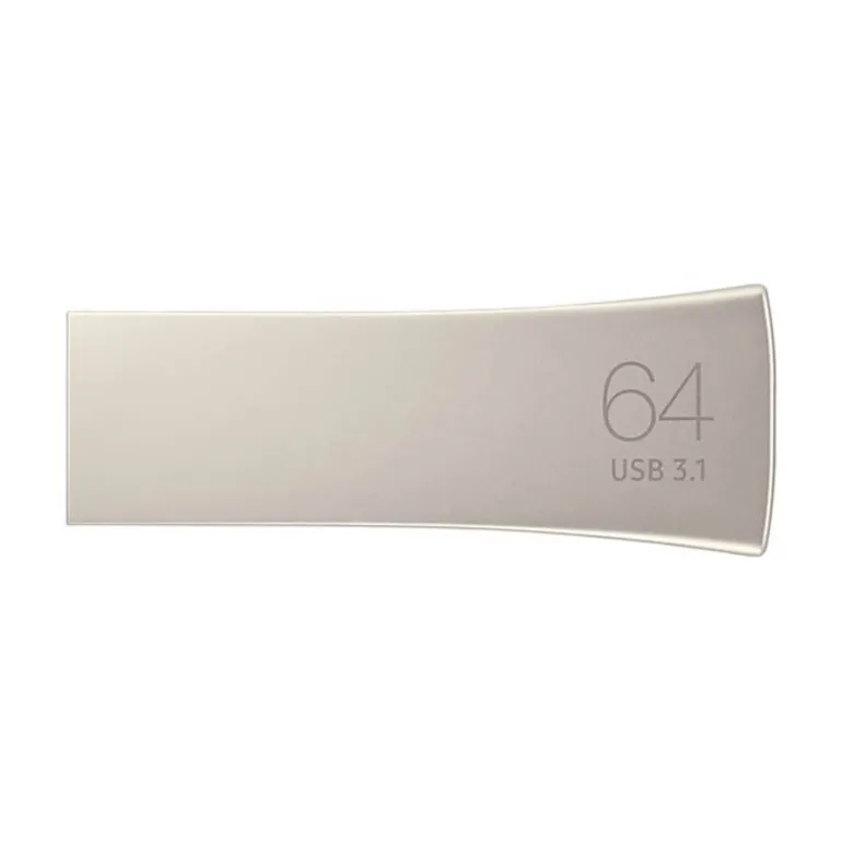Pendrive Samsung Bar Plus 64GB USB 3.1 Plata Titanio