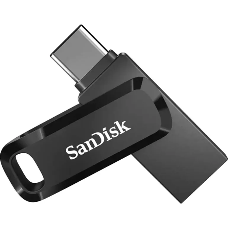 Pendrive Sandisk Ultra Dual Drive Go 64GB USB Tipo C Negro