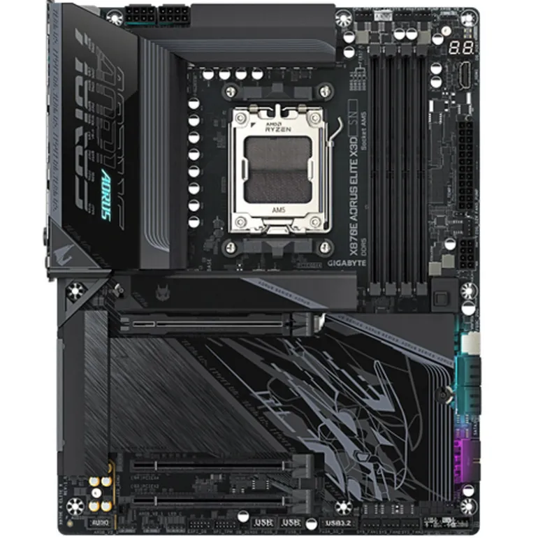 Placa Base Gigabyte X870E AORUS ELITE X3D Socket AM5