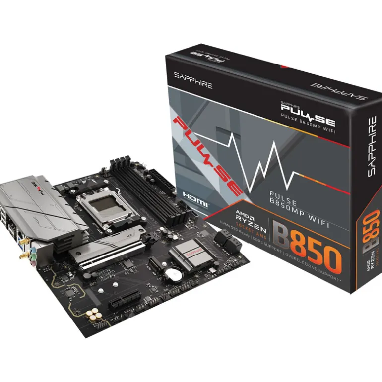 Placa Base Sapphire Pulse B850M WIFI Socket AM5