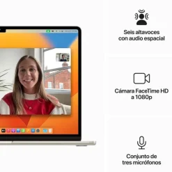 Portátil Apple Macbook Air 15 M2 8GB 256GB 15