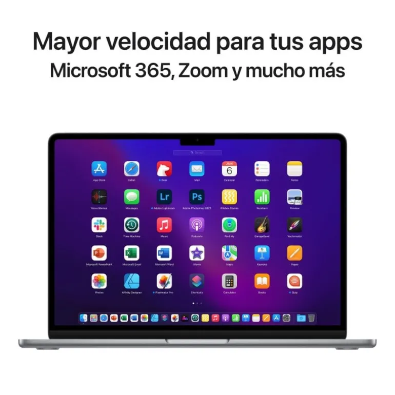 Portátil Apple MacBook Air 2022 M2 8GB 256GB 13.6" Gris Espacial