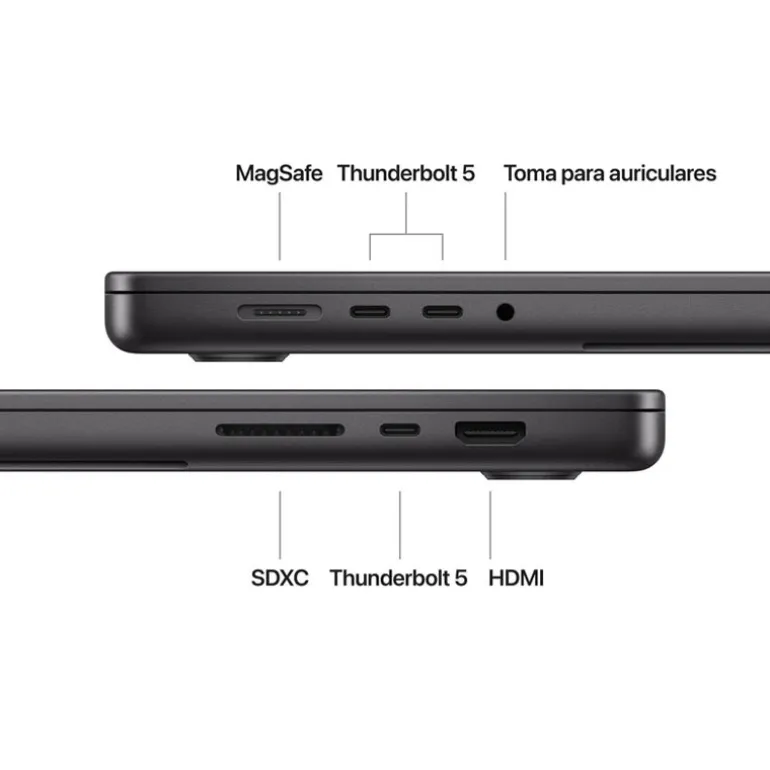 Portátil Apple MacBook Pro M4 Pro 24GB 512GB 16" macOS Negro Espacial