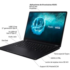 Portátil Asus ProArt HN7306EAC-LX084W AMD Ryzen AI MAX+ 395 128GB 2TB 13.3