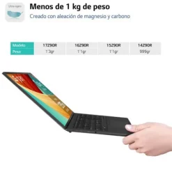 Portátil LG Gram 17Z90R-G.AA75B i7-1360P RTX 3050 16GB 512GB 17