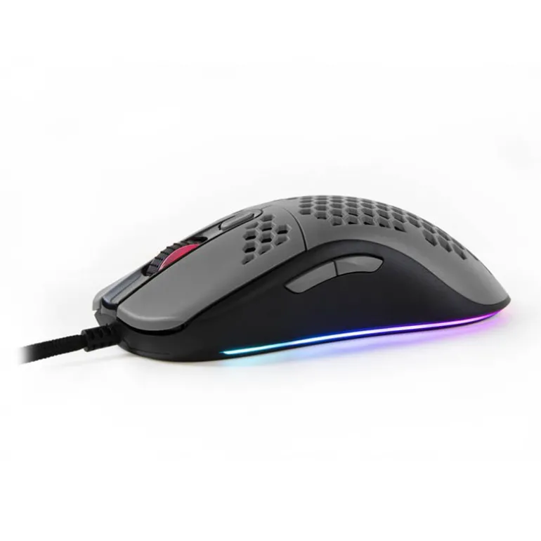 Ratón Arozzi Favo Ultra Light Gaming 16000 Dpi Negro Gris