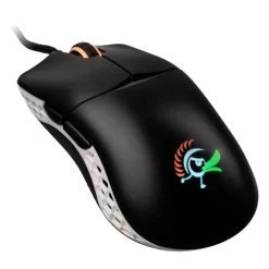 Ratón Ducky Feather Omron Switches 16000 Dpi Negro/Blanco