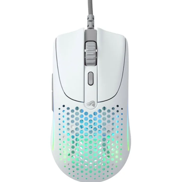 Ratón Glorious Model 0 2 RGB 26000 Dpi USB Blanco