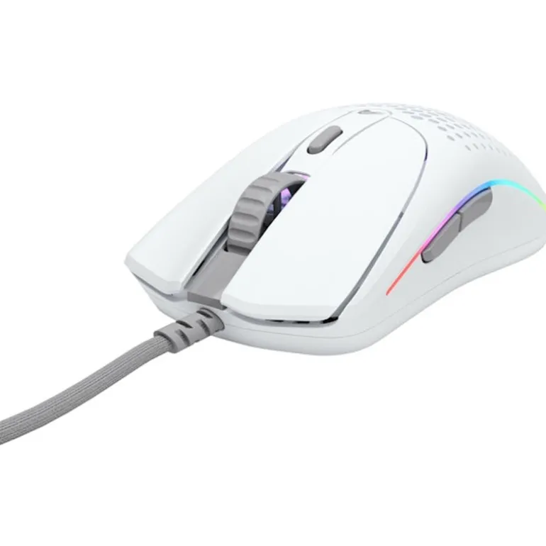 Ratón Glorious Model 0 2 RGB 26000 Dpi USB Blanco