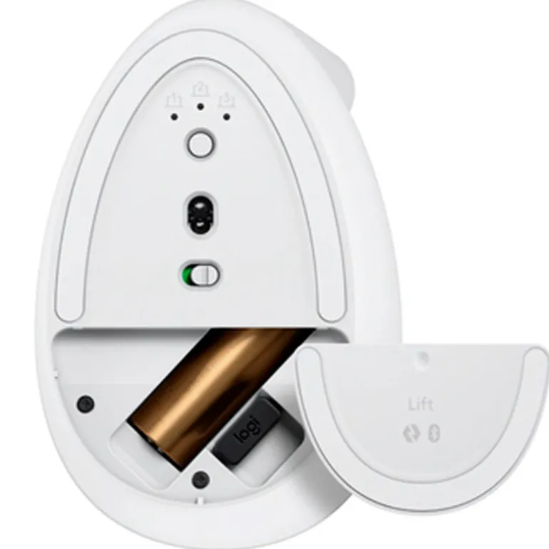 Ratón Logitech Lift Vertical Ergonomic 4000 Dpi Wireless Blanco