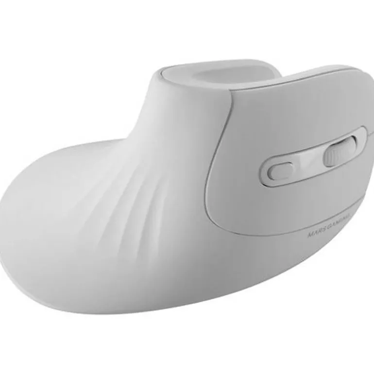 Ratón Mars Gaming MMW-ERGOPRO Vertical Ergonómico 3200 Dpi Wireless Blanco