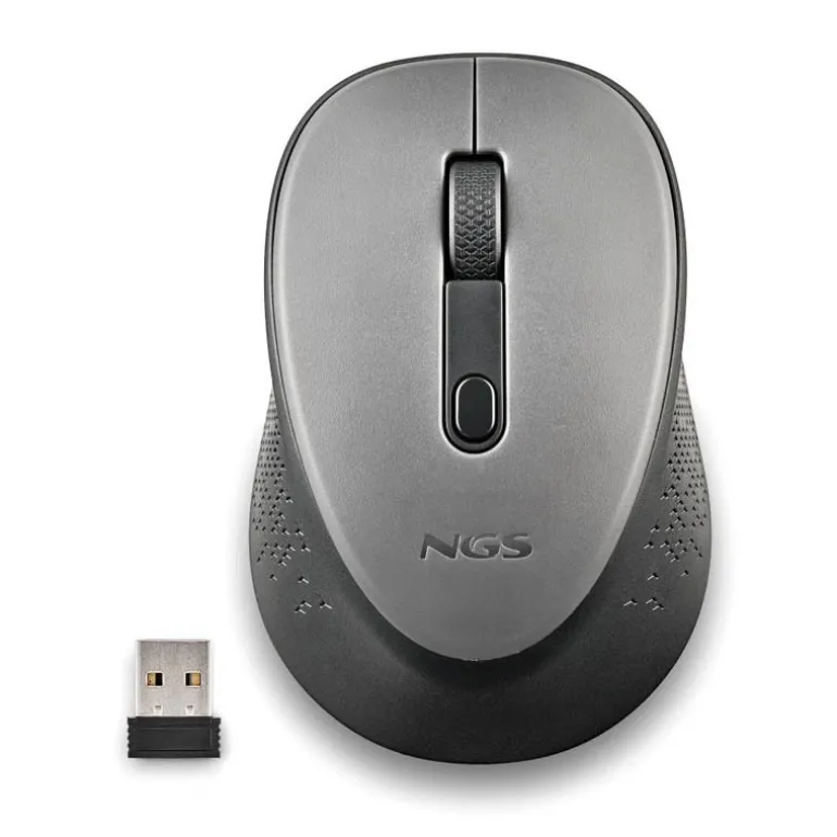 Ratón NGS Dew 1600 Dpi Wireless Gris