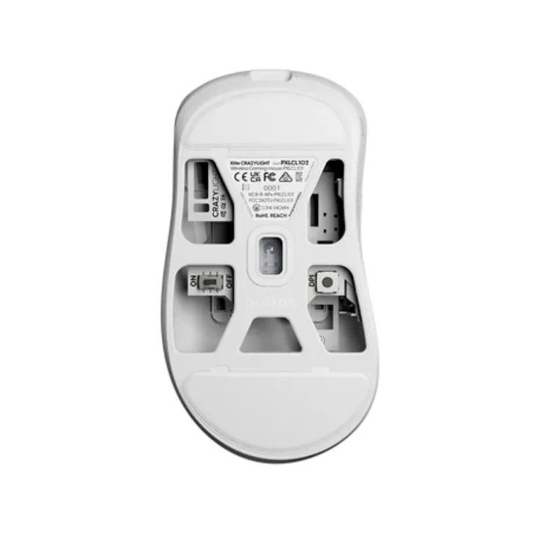 Ratón Pulsar Xlite CrazyLight Uyuni Blanco