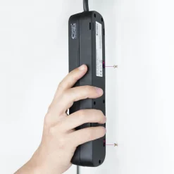 Regleta Nanocable Interruptor 6 Tomas 1.4m Negro