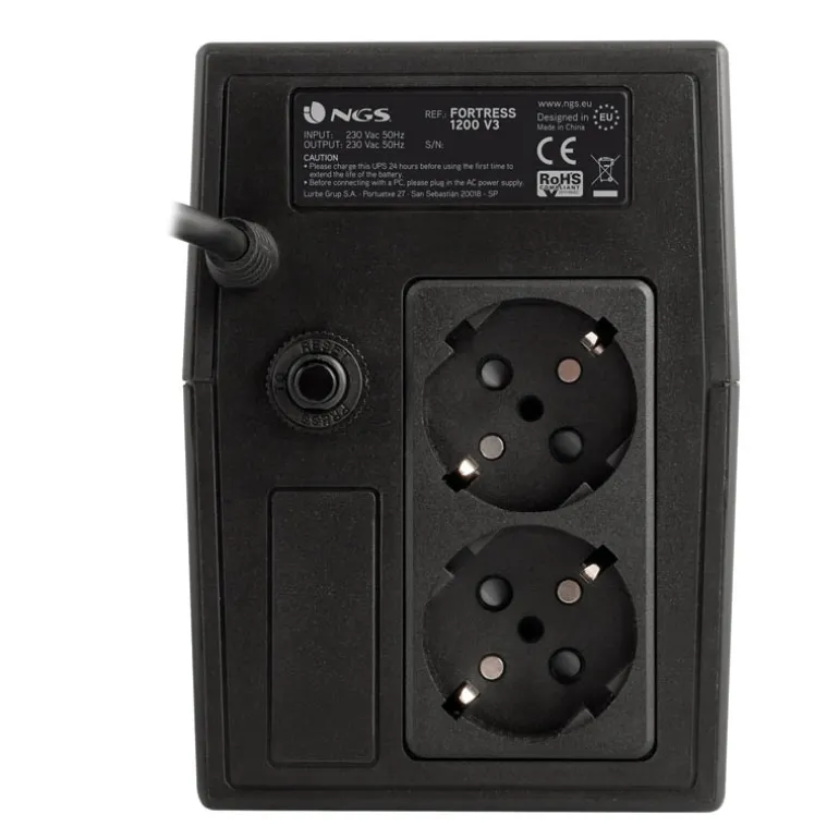 SAI NGS Fortress 1200 V3 Off-Line UPS 800VA 480W