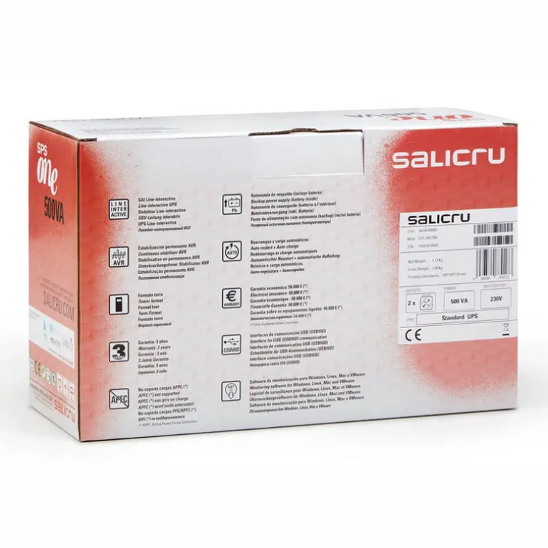 SAI Salicru SPS 700 ONE Line Interactive UPS 700VA 360W