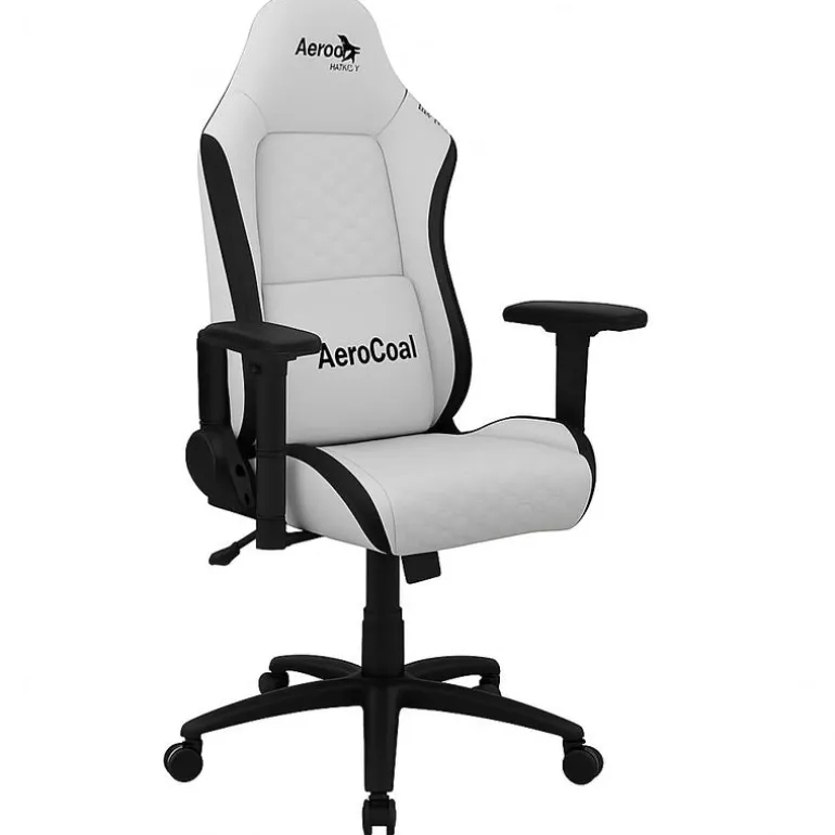 Silla Gaming Aerocool Crown Blanco