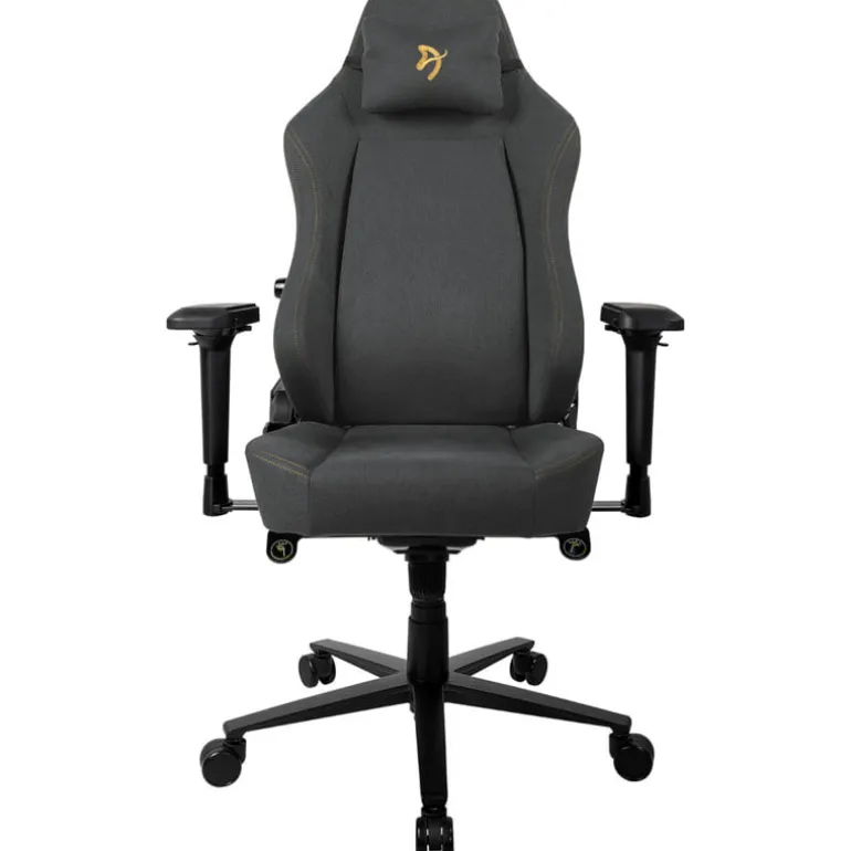 Silla Oficina Arozzi Primo Woven Fabric Logo Oro