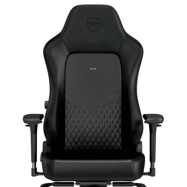 Silla Oficina Noblechairs Hero Real Cuero Negro