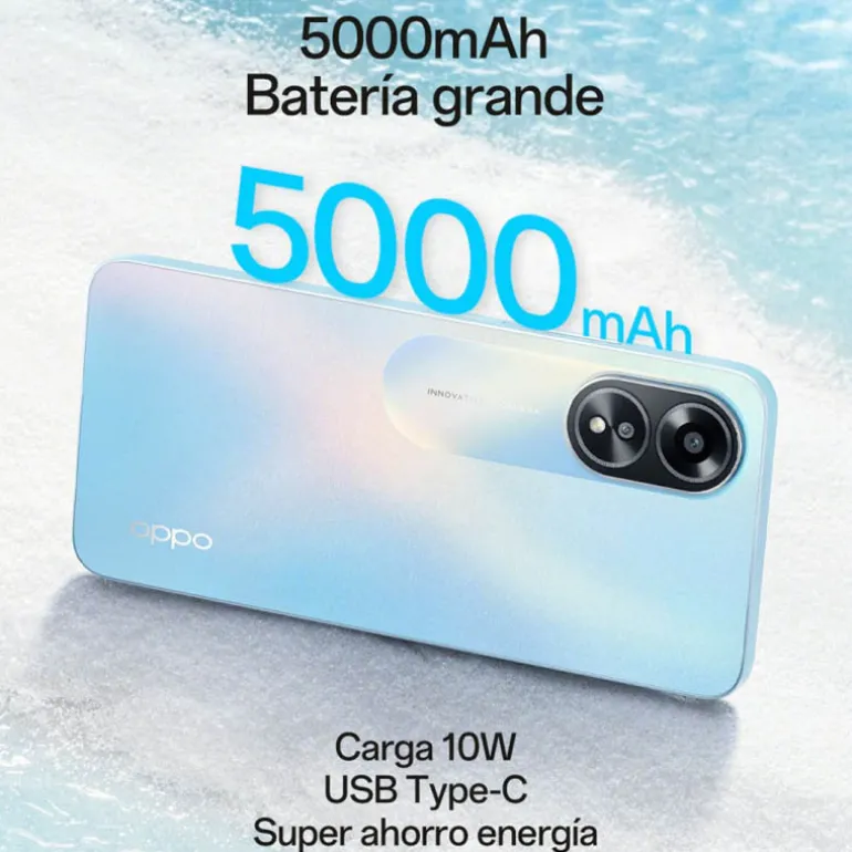 Smartphone/Móvil Oppo A18 6.56" 4GB 128GB 4G Azul