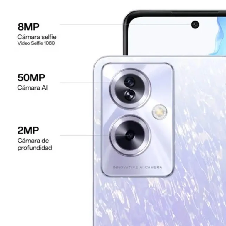 Smartphone/Móvil Oppo A79 5G 6.72" 8GB 256GB 5G Púrpura