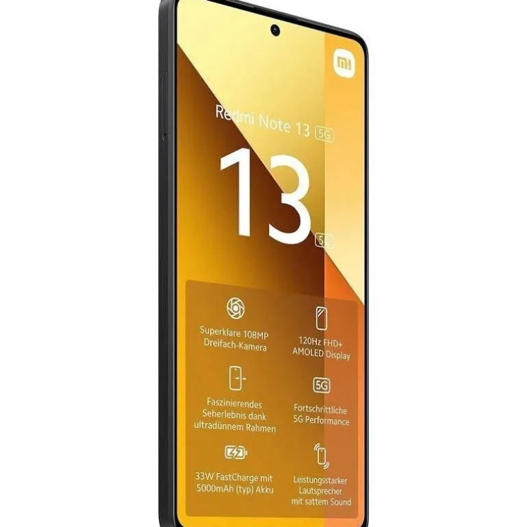 Smartphone/Móvil Xiaomi Redmi Note 13 6.67" 6GB 128GB 5G Negro