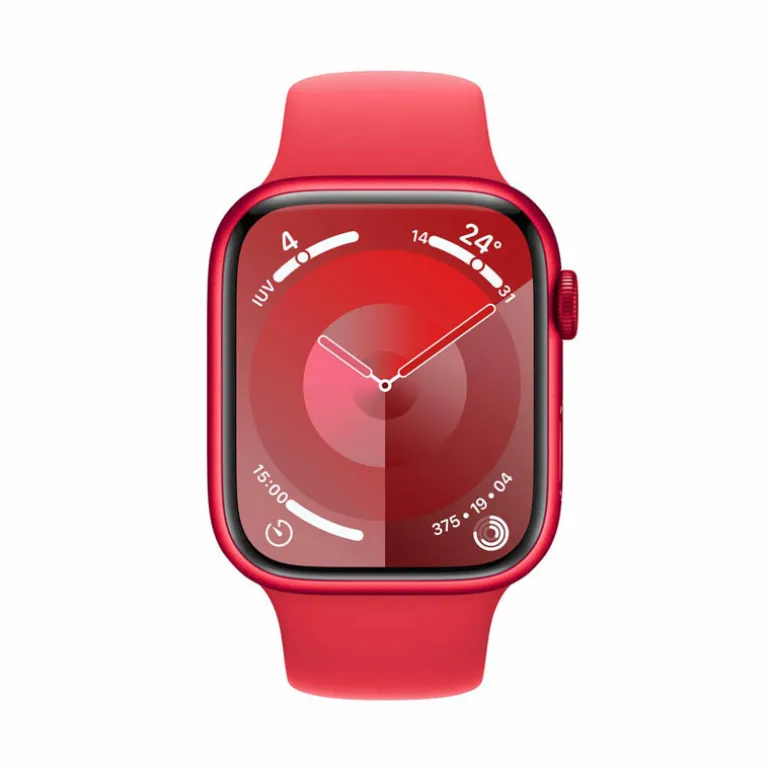 Smartwatch Apple Watch Series 9 45mm Caja Aluminio Rojo Correa Deportiva (PRODUCT) RED M/L