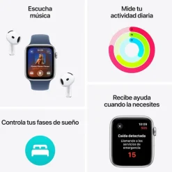 Smartwatch Apple Watch SE (2024) GPS + Cellular 40mm Alumínio Blanco Estrella