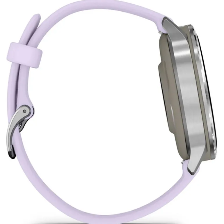 Smartwatch Garmin Venu 4 41mm Plateado Con Correa Lila