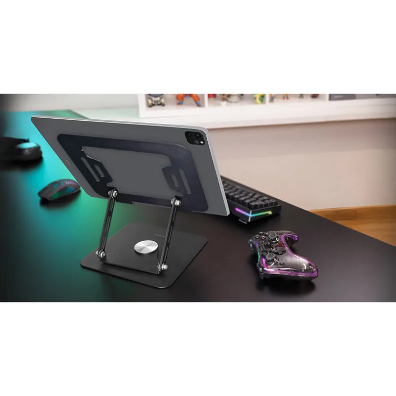 Soporte Portátil Mars Gaming MA-RSN Ergonómico Con Rotación 360 Hasta 17" Negro