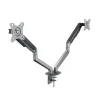 Soporte Tooq DB4132TNR-G Sobremesa Dual 17/32"