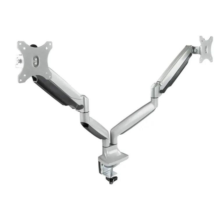 Soporte Tooq DB3132TNR-S Sobremesa Dual 13/32"