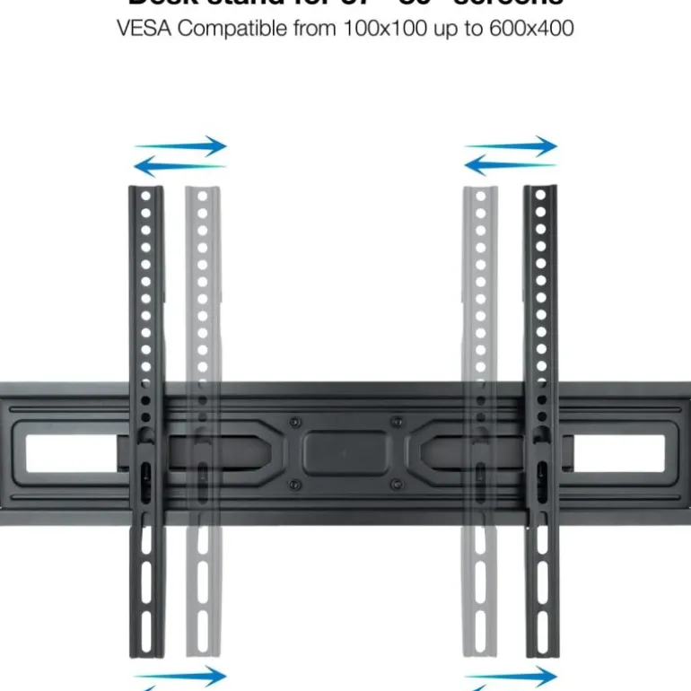 Soporte TV Tooq LP7866TN-B 37"- 80" Giratorio-Inclinable