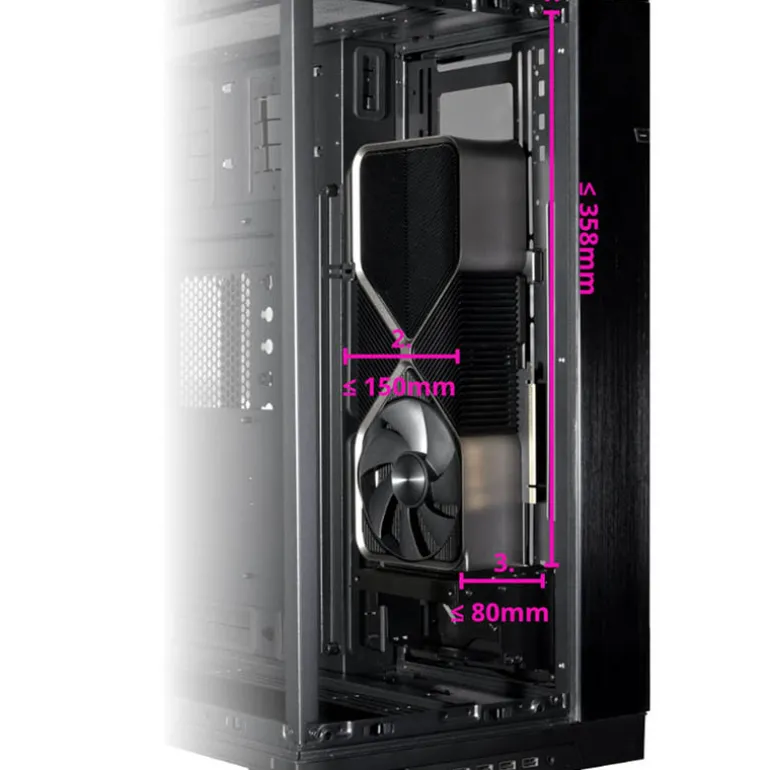 Soporte VGA Lian Li O11DXL-1 EVO XL Negro