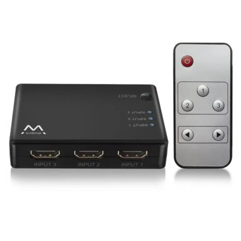 Splitter Ewent EW3730 HDMI 4K 3 En 1