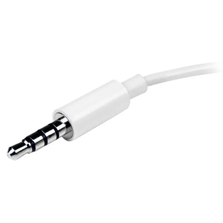 Startech Adaptador Auriculares Micrófono Mini-Jack 3.5mm 4 Pines Conectores Auriculares - Adaptador