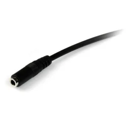 Startech Cable Alargador de Auriculares Minijack Macho/Hembra 1m - Cable Audio/Vídeo