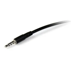 Startech Cable Alargador de Auriculares Minijack Macho/Hembra 1m - Cable Audio/Vídeo