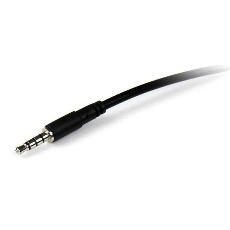Startech Cable Alargador de Auriculares Minijack Macho/Hembra 1m - Cable Audio/Vídeo