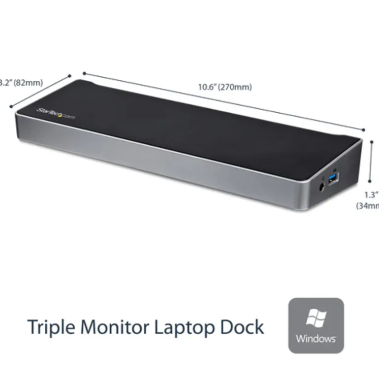 StarTech Dock USB 3.0 Tres Monitores / HDMI / DisplayPort - Docking Station